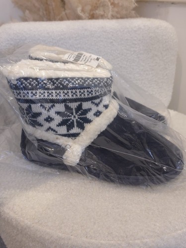 Scandi sherpa fleece slipper - fleece,