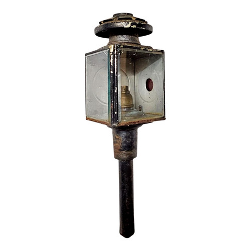 Antique carriage lantern - antique,