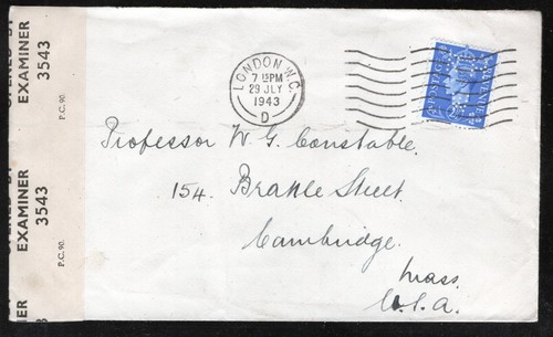 Great britain 1943 - 1943, censured
