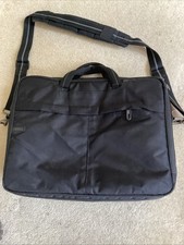 Dell Black Laptop Bag 16 X 13" Adjustable & Removable Strap. Compartments, VGC