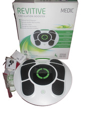 REVITIVE Medic Model 2469MD EMS/TENS Cordless+Adaptor/Remote/Pads+Lead/Box