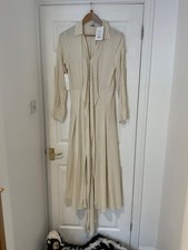 Jigsaw Ivory Ties Waist Dress - Size 10 - BNWT