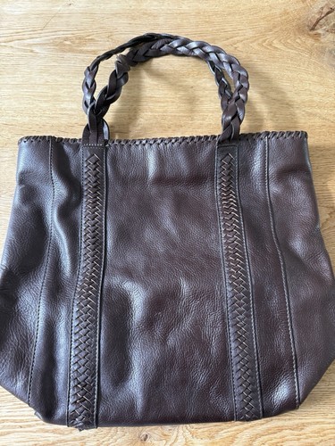 Massimo dutti dark brown - dark, tote