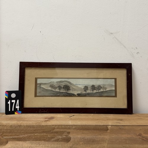 Vintage chinese landscape - vintage,
