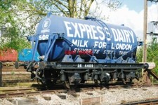 PHOTO  SR DIAGRAM 3159 MTZ 6-WHEELED MILK TANKER NOSR4499 REBUILT AT SR ASHFORD