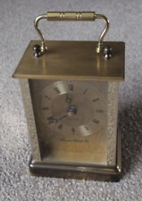 London Clock Co Vintage Quartz Mantel Carriage Clock with Roman Numerals/Battery