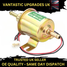 NEW ELECTRIC FUEL PUMP 12V UNIVERSAL LOW PRESSURE IN LINE KIT CAR PETROL DIESEL