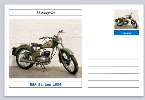 Motorcycles bsa bantam - -,