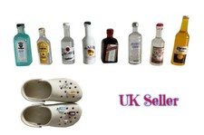 One Bottle of  Drink  Shoe Charms for Crocs Gin Rum Bacardi Cointreau UK 🇬🇧