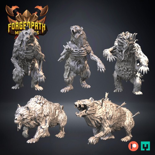 Zombie bears undead - -,