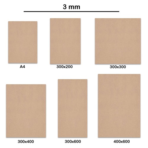 Mdf sheets size 3mm - sheets,