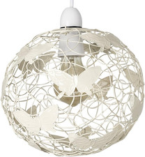 | Modern Cream Wire Frame Globe Ceiling Light Shade | Pendant Lights, Home Décor