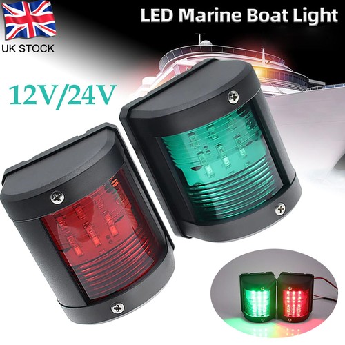 Pair boat navigation lights - boat,