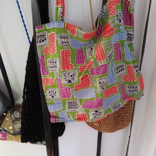 Vintage fabric handmade - , long