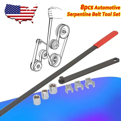 8pc serpentine belt tension - belt,