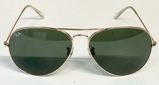 Ray-Ban Aviator Sunglasses RB3026 L2846 XXL 62mm G-15 on Gold Frame SUMMER 2025!