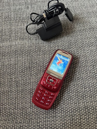 Samsung sgh d600 red slide - sgh,