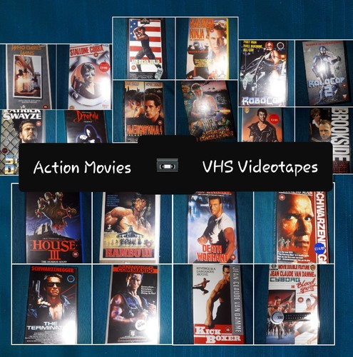 Action movies films vhs - movies,films,