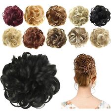 Curly Messy Bun Hair Piece