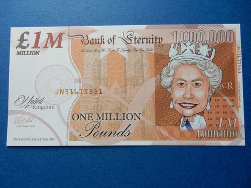 New one million pounds - new,