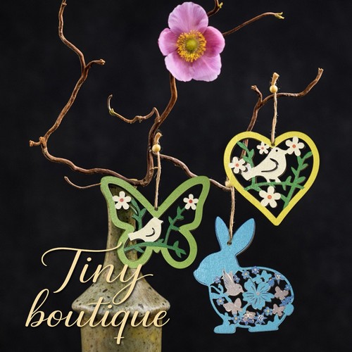 Traditional easter wooden die - wooden,