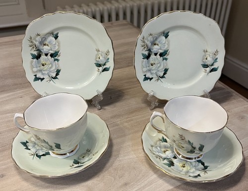 Colclough bone china teacups - colclough, &