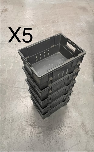 Heavy duty storage boxes - 5x,