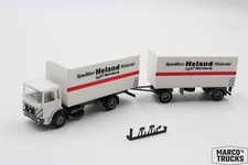 Herpa MAN F8 flatbed/curtain