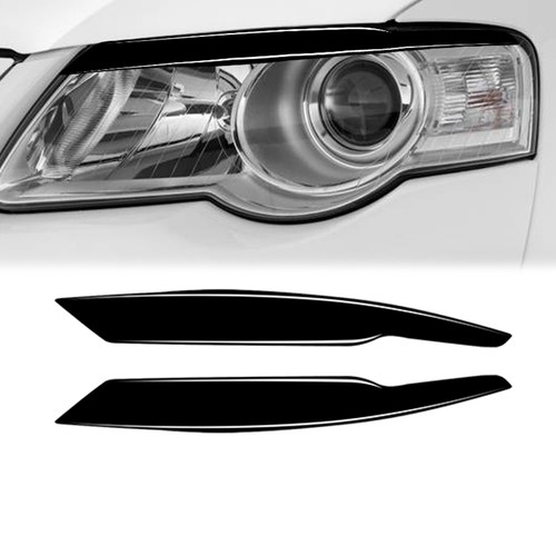Piano black eyelid eyebrow - black,