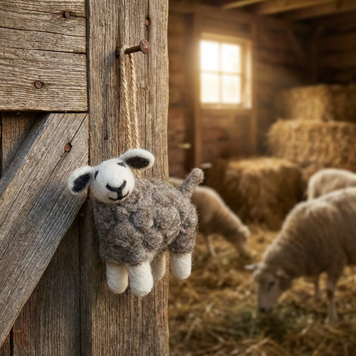 Handmade felt party herdwick - felt,