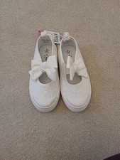 Matalan Girls White Summer Bow