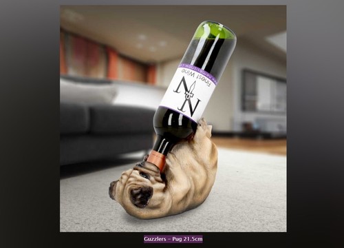 Nemesis now guzzlers pug wine - nemesis,