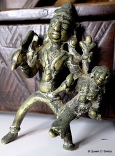 Indian bronze shrine - bronze, deity