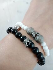 2 linking Bracelets set Black