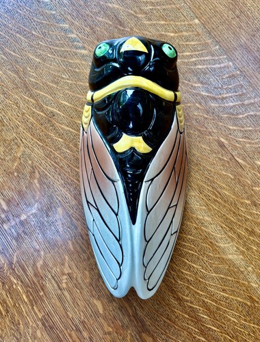Large vintage provencal cicada - vintage,