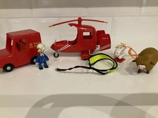 Postman Pat Bundle Van,helicopter,cow,pat,parachute Excellent Condition
