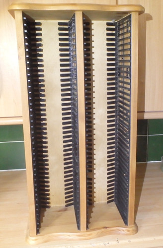 Vintage wooden cd rack - 80,