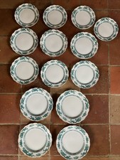 Booths - Blue Dragon - vintage oriental style gilded pottery tableware - 8J5A