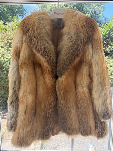 Vintage genuine red fox - vintage,