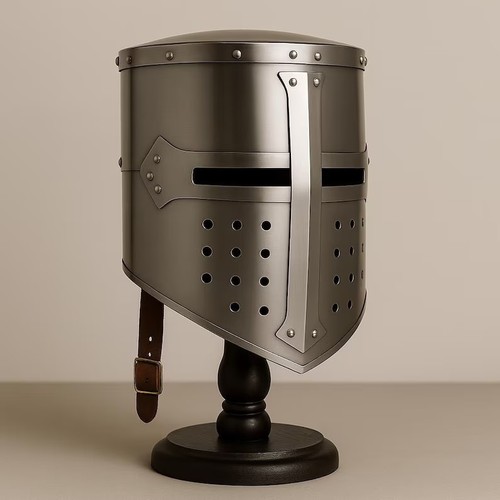 Medieval crusader great helmet - great,