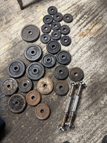 Dumbell set approx - 30kg, joblot