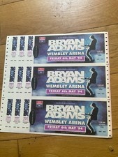 Bryan Adams ULTRA RARE Ticket