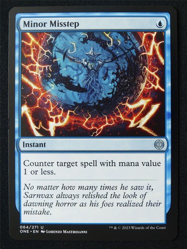 Minor misstep one mtg card - misstep,
