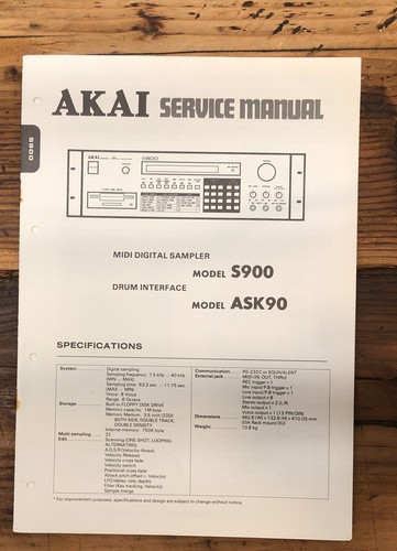 Akai s900 ask90 sampler - ask90,