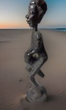 Mr-High Drummer Early MCM Sculpture Africa Folk Outsider Art Carved Hardwood …