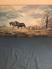  a vintage  print on board by