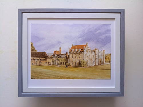 Wycombe abbey school print - abbey,
