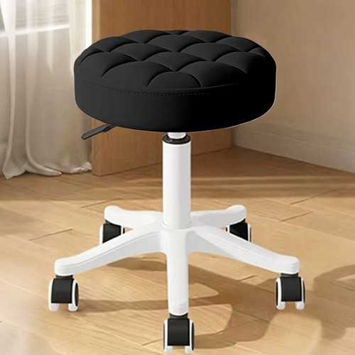 Round rolling stool height - round,