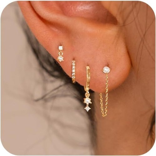 Stackable earrings dangle - stackable,