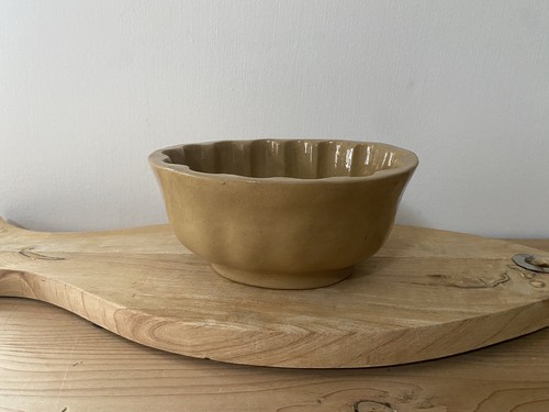 Vintage ceramic oval jelly - oval,